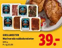 Lidl Marinerede nakkekoteletter tilbud