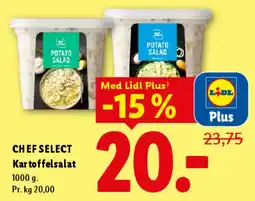 Lidl CHEF SELECT Kartoffelsalat tilbud