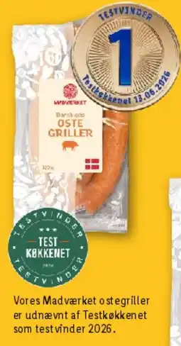 Lidl MADVÆRKET Grillpølser tilbud