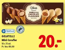 Lidl Gelatelli Mini-isvafler tilbud