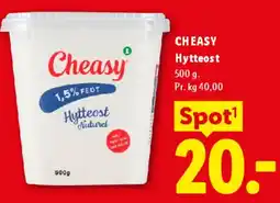 Lidl Hytteost tilbud