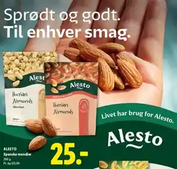 Lidl Alesto Iberian Almonds tilbud