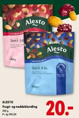 Lidl Frugt- og nøddeblanding (Snack Mix) tilbud