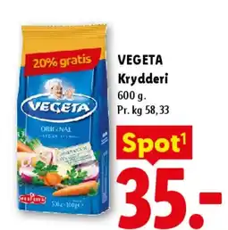 Lidl VEGETA Krydderi tilbud