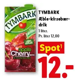 Lidl TYMBARK Æble-kirsebær-drik tilbud