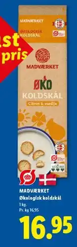 Lidl MADVÆRKET Økologisk koldskål (Citron & vanilje) tilbud
