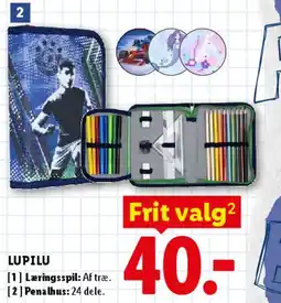 Lidl Lupilu - læringsspil / penalhus tilbud