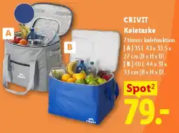 Lidl CRIVIT Koletaske tilbud