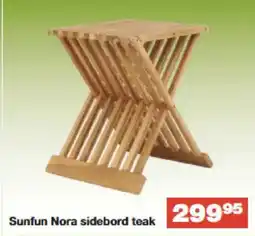 Bauhaus Sunfun Nora sidebord teak tilbud