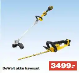 Bauhaus DeWalt akku havesæt tilbud