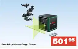 Bauhaus Bosch krydslaser Quigo Green tilbud