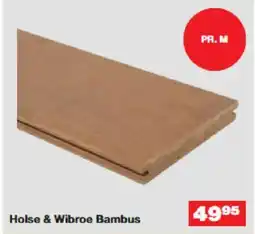 Bauhaus Holse & Wibroe Bambus tilbud