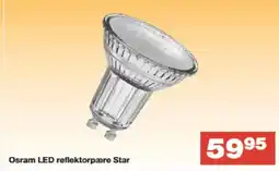 Bauhaus Osram LED reflektorpære Star tilbud