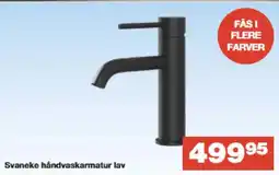 Bauhaus Svaneke håndvaskarmatur lav tilbud