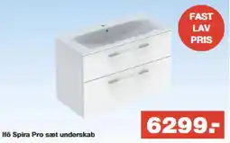 Bauhaus Ifö Spira Pro sæt underskab tilbud