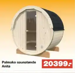 Bauhaus Palmako saunatønde Anita tilbud