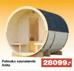 Bauhaus Palmako saunatønde Anita tilbud