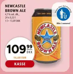 Scandinavian Park Newcastle Brown ale tilbud