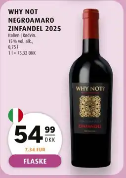Scandinavian Park Why Not Negroamaro zinfandel 2025 tilbud