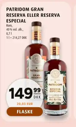 Scandinavian Park Patridom Gran reserva eller reserva especial tilbud