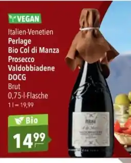 Citti Perlage Bio Col di Manza Prosecco Valdobbiadene DOCG tilbud
