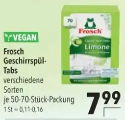 Citti Frosch Geschirrspül- Tabs tilbud