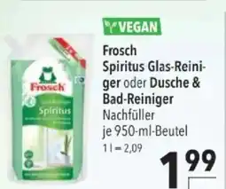 Citti Frosch Spiritus Glas-Reini- ger oder Dusche & Bad-Reiniger tilbud