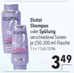 Citti Elvital Shampoo oder Spülung tilbud
