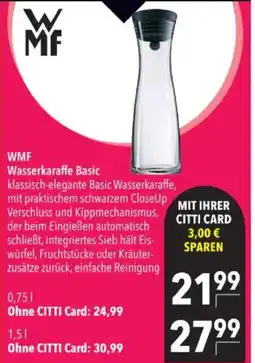Citti W MF Wasserkaraffe Basic tilbud