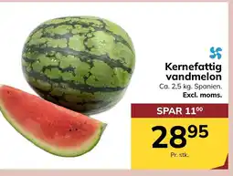 Dagrofa S-Engros Kernefattig vandmelon tilbud