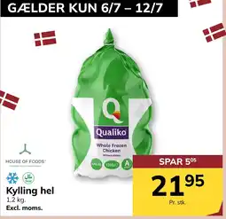 Dagrofa S-Engros Qualiko Kylling hel tilbud