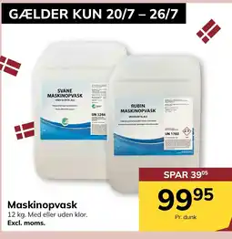 Dagrofa S-Engros Maskinopvask tilbud