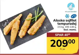 Dagrofa S-Engros Alaska sejfilet tempuradej tilbud