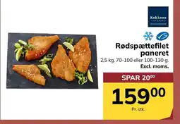 Dagrofa S-Engros Rødspættefilet paneret tilbud