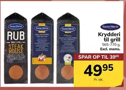 Dagrofa S-Engros Santa Maria Krydderi til grill tilbud