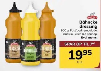 Dagrofa S-Engros Bähncke dressing tilbud
