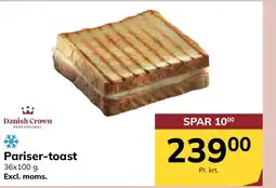 Dagrofa S-Engros Pariser-toast tilbud
