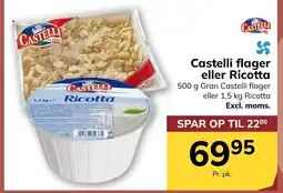 Dagrofa S-Engros Castelli flager eller Ricotta tilbud