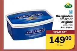 Dagrofa S-Engros Kærgården smørbar original tilbud