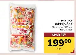 Dagrofa S-Engros Little Joe slikkepinde tilbud