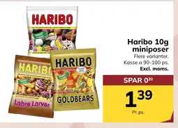 Dagrofa S-Engros Haribo miniposer tilbud
