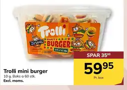 Dagrofa S-Engros Trolli mini burger tilbud