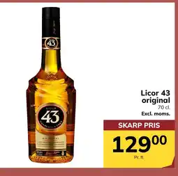 Dagrofa S-Engros Licor 43 original tilbud