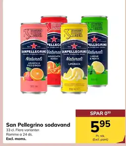 Dagrofa S-Engros San Pellegrino sodavand tilbud