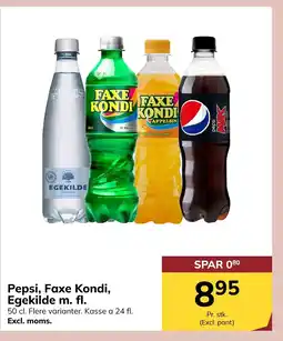 Dagrofa S-Engros Pepsi, Faxe Kondi, Egekilde m. fl. tilbud