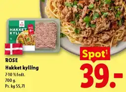 Lidl Hakket kylling tilbud