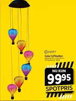 Din Isenkræmmer Solar luftballon tilbud