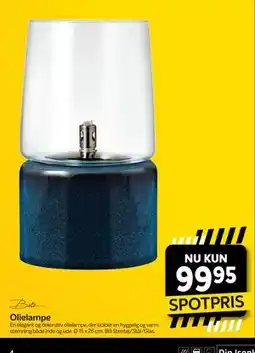Din Isenkræmmer Olielampe tilbud