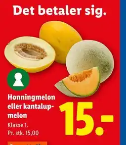 Lidl Honningmelon eller kantalupmelon tilbud