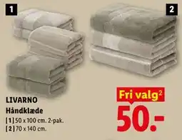 Lidl LIVARNO Håndklæde tilbud
